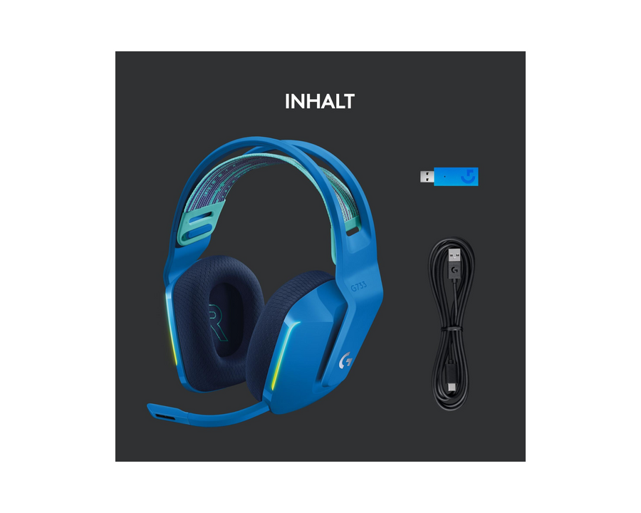 Logitech Headset G733 Lightspeed Blu