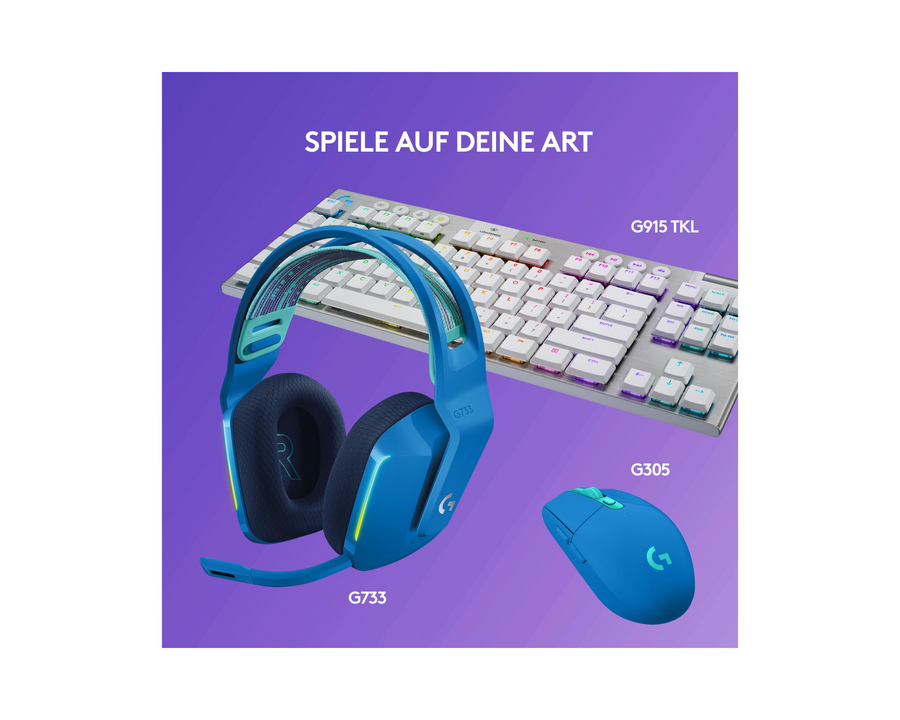 Logitech Headset G733 Lightspeed Blu