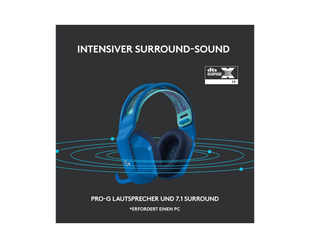Casque Logitech G733 Lightspeed Bleu