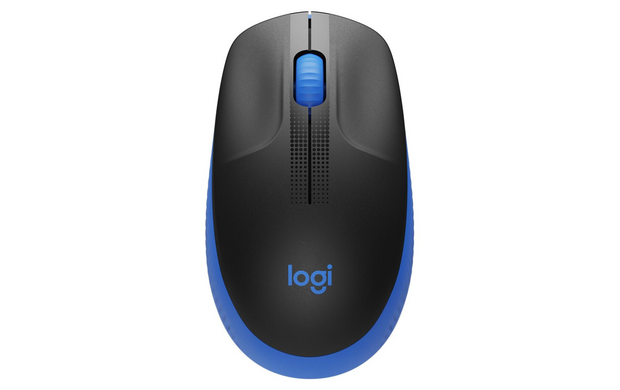 Logitech Mouse M190 Bleu/Noir, sans fil