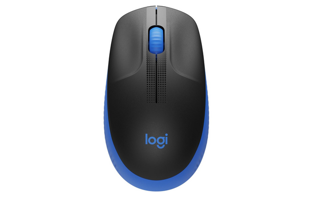 Logitech Mouse M190 Blue/Black, wireless