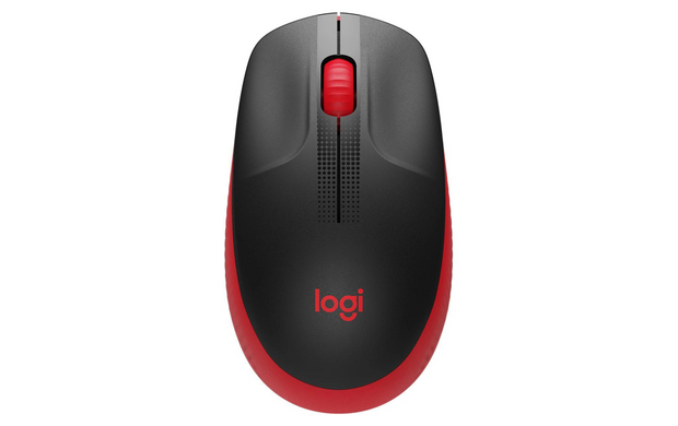 Logitech Mouse M190 Rouge/Noir, sans fil