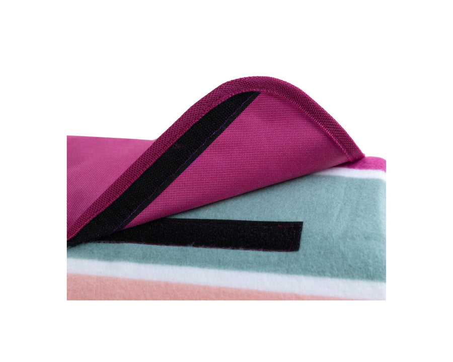 KOOR Coperta da picnic Lido-Magenta 135 x 160 cm