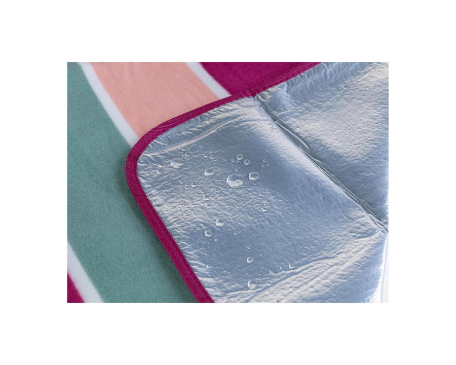 KOOR Coperta da picnic Lido-Magenta 135 x 160 cm