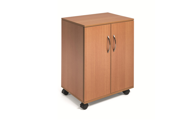 Chariot multifonction DURABLE 74/53 2 portes, 2 étagères, marron