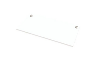 Fellowes Tischplatte Levado 180 x 80 cm, Weiss
