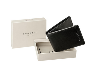 Portefeuille Bugatti Romano noir
