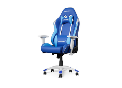 Chaise gamer AKRacing California bleu et blanc
