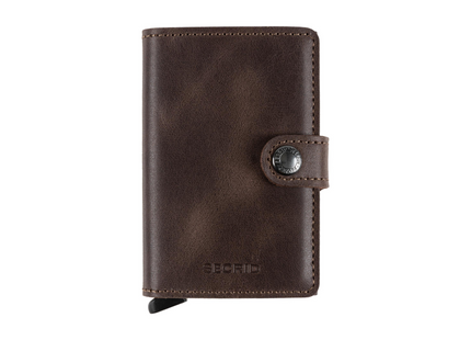 SECRID Portemonnaie Miniwallet Vintage Chocolate
