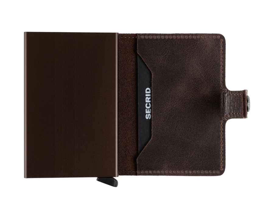 SECRID Portafoglio Miniwallet Vintage Chocolate