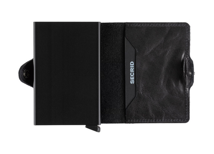 SECRID Portemonnaie Twinwallet Vintage Black