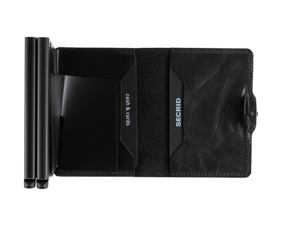 SECRID Portafoglio Twinwallet Vintage Black