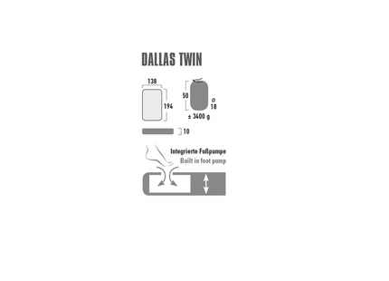 High Peak sleeping mat Dallas Twin