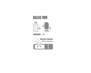 Tapis de couchage High Peak Dallas Twin