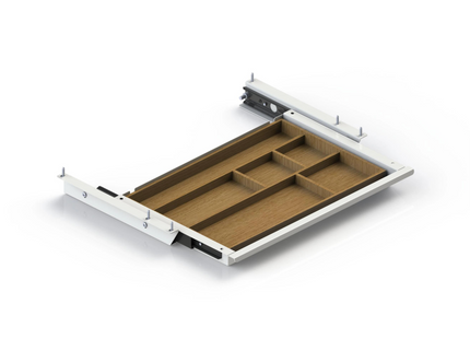 Actiforce Materialschublade SN 43.4 x 4.4 x 26 cm, Weiss