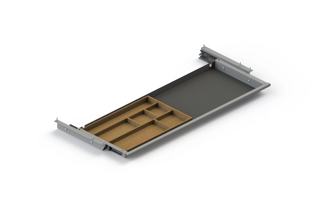 Actiforce Materialschublade SL Silber