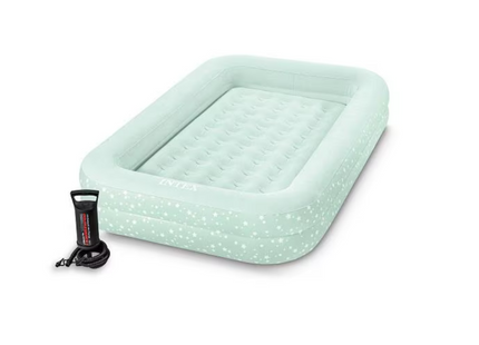 Intex Luftbett Kidz Travel Set 107 x 168 cm, Mint