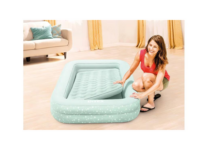 Intex Luftbett Kidz Travel Set 107 x 168 cm, Mint