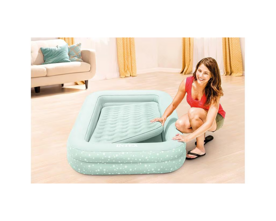 Intex Materasso gonfiabile Kidz Travel Set 107 x 168 cm, Mint