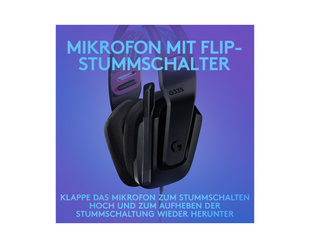 Logitech Casque G335 Gaming Noir