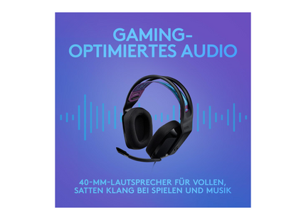 Logitech Headset G335 Gaming Black