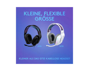 Logitech Casque G335 Gaming Noir