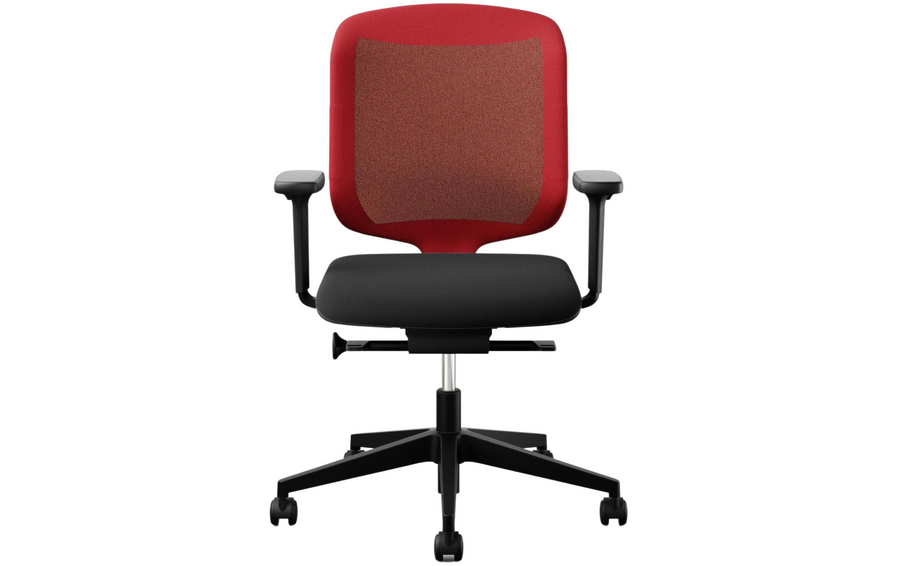 Giroflex Sedia da ufficio Chair2Go 434 Nero/Rosso