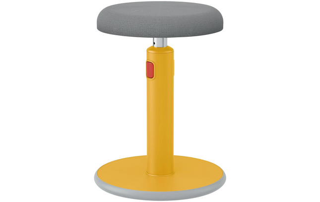 Leitz Chaise de Bureau Ergo Cosy Active Tabouret Jaune