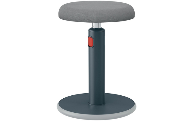 Chaise de bureau Leitz Ergo Cosy Active Tabouret Gris