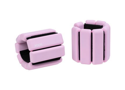 KOOR Gewichtsmanschetten 2 x 0.5 kg, Rosa