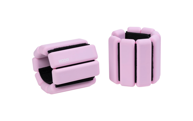 KOOR Gewichtsmanschetten 2 x 0.5 kg, Rosa
