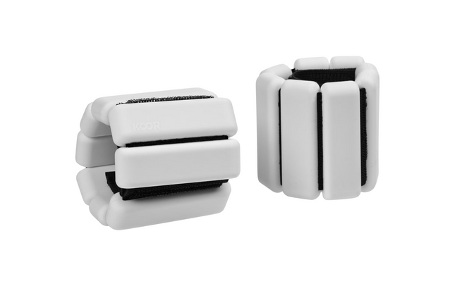 KOOR Gewichtsmanschetten 2x 0.5 kg, Weiss