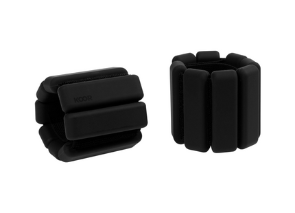 KOOR Gewichtsmanschetten 2x 0.5, kg Schwarz