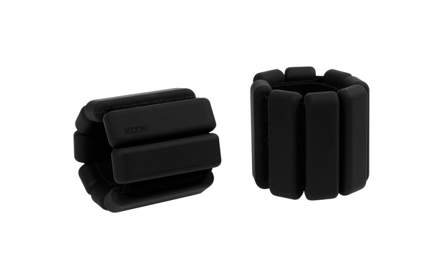 KOOR Gewichtsmanschetten 2x 0.5, kg Schwarz