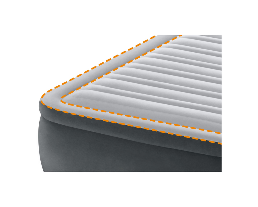 Intex Materasso gonfiabile Dura Beam con Headboard Queen 152 x 236 x 46 cm