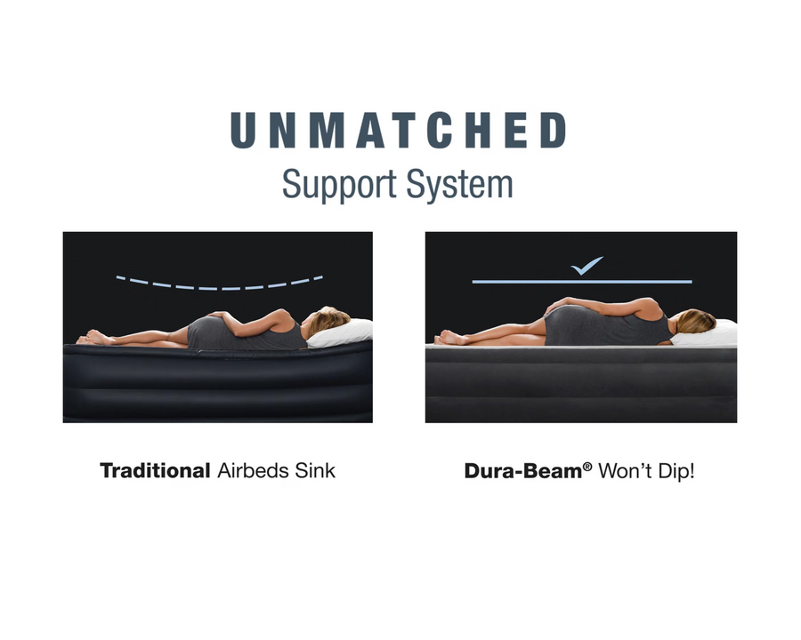 Intex Materasso gonfiabile Dura Beam Deluxe Supreme Twin 99 x 191 x 51 cm
