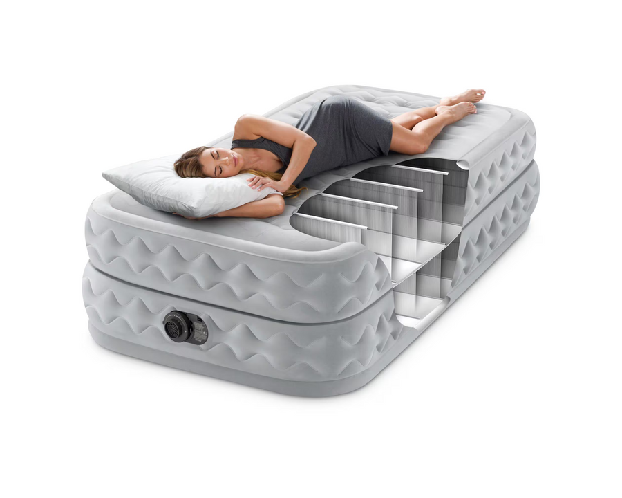 Intex Materasso gonfiabile Dura Beam Deluxe Supreme Twin 99 x 191 x 51 cm