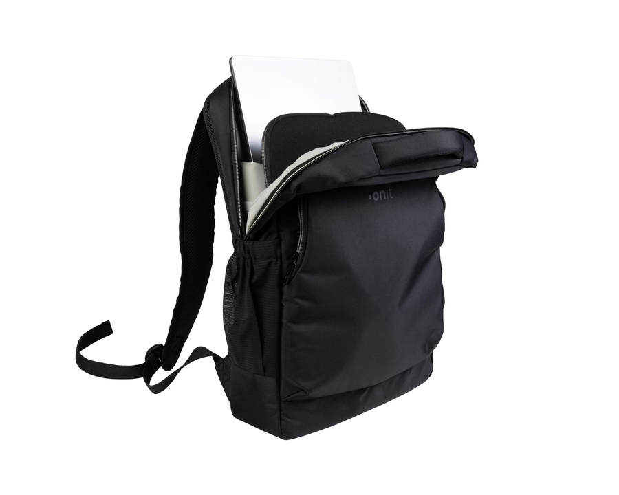 onit Notebook-Rucksack Slim 15.6 ", 14 l, Schwarz
