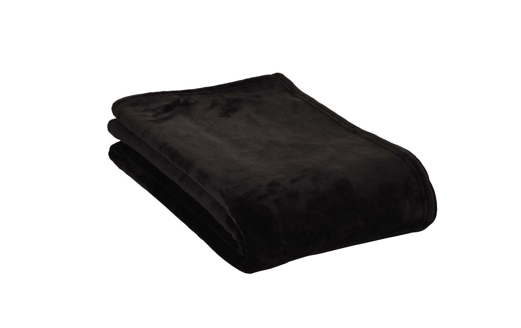 Eskimo Decke Silky Schwarz,150 x 200 cm