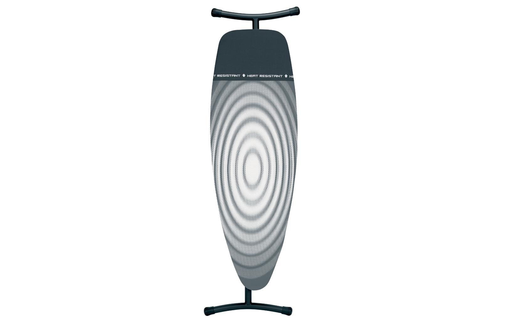 Brabantia Bügeltisch mit hitzebeständiger Parkzone, Titan Oval
