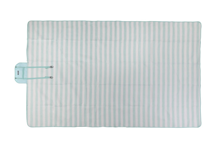 KOOR picnic blanket Stripes Mint 200 x 300 cm