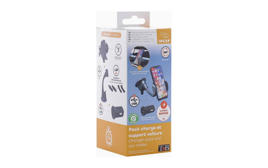 T`nB Supporto per smartphone Set, 3 in 1 PHONEPACK1