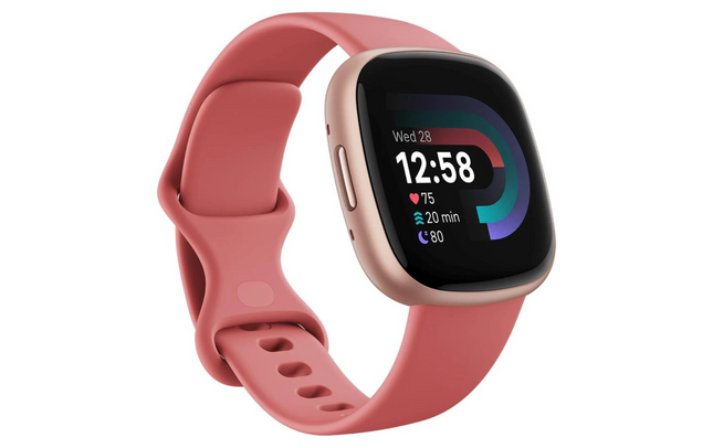 Fitbit GPS Sports Watch Versa 4 Smartwatch Pink/Pink