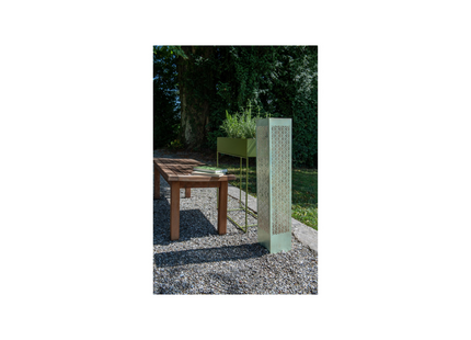 STT Windlicht Solar Antic Pillar Sofia, 78 cm, Aqua