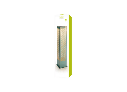 STT Windlicht Solar Antic Pillar Sofia, 78 cm, Aqua