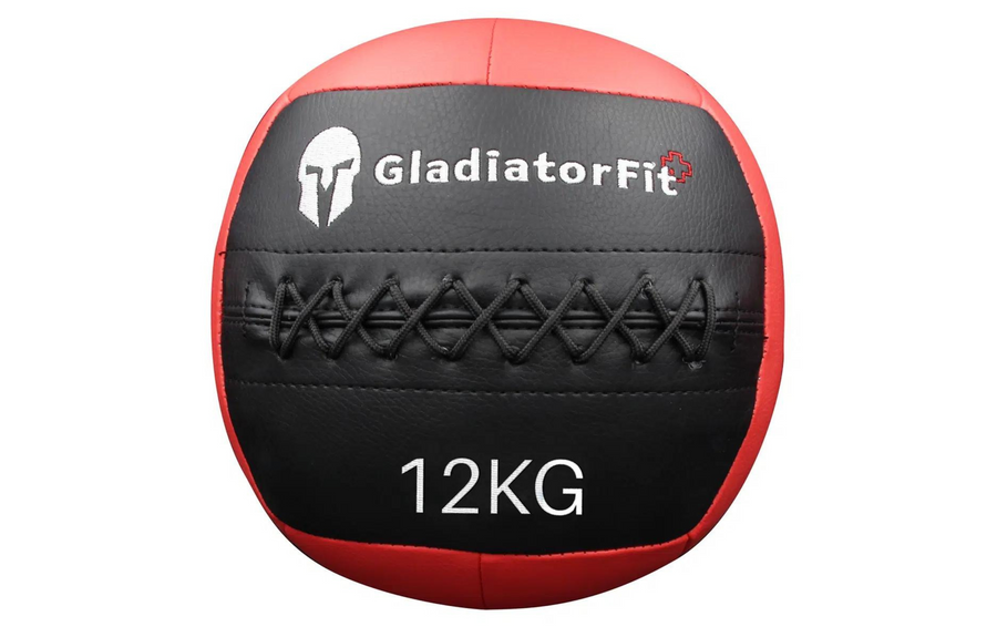 Gladiatorfit Palla medica Ultra-resistente Wall Ball 12 kg