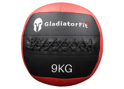 Gladiatorfit Medizinball Ultra-strapazierfähiger Wall Ball 9 kg