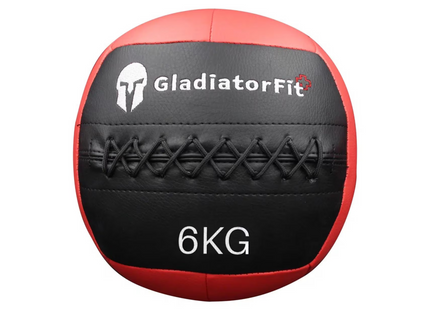 Gladiatorfit Medizinball Ultra-strapazierfähiger Wall Ball 6 kg