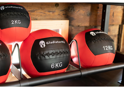 Gladiatorfit Medizinball Ultra-strapazierfähiger Wall Ball 6 kg