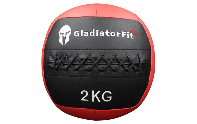 Gladiatorfit Medizinball Ultra-strapazierfähiger Wall Ball 2 kg